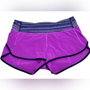 Lululemon Purple Shorts—Size 6